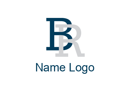 uppercase B and R