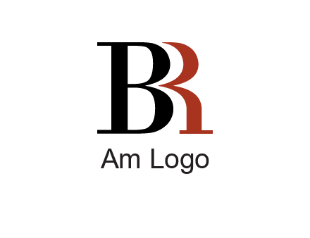 letters B and R