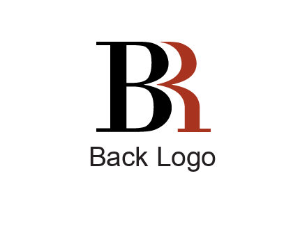 letters B and R