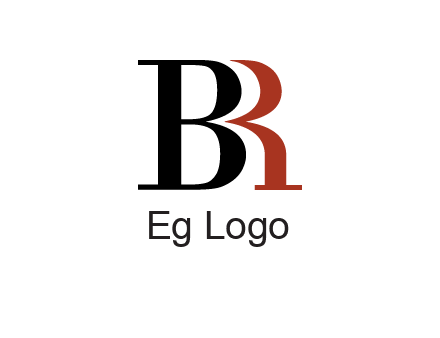 letters B and R