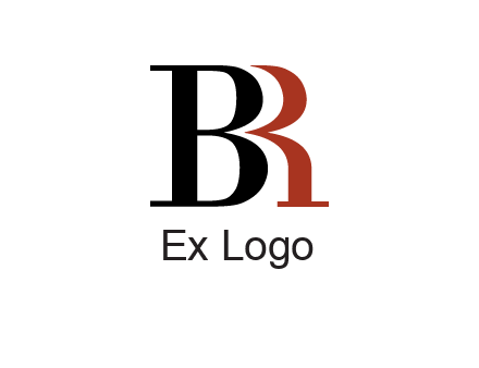 letters B and R