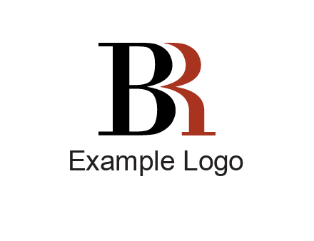 letters B and R