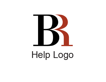 letters B and R