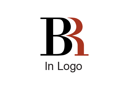 letters B and R