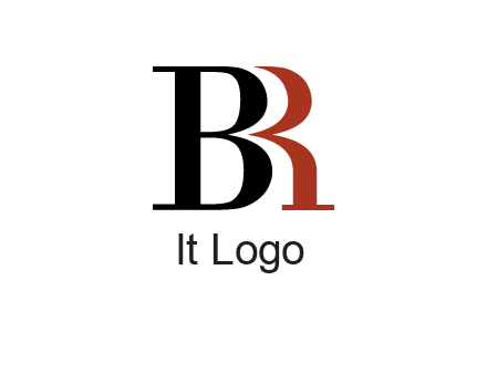 letters B and R