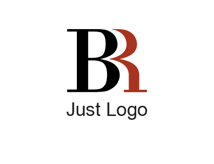 letters B and R