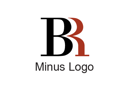 letters B and R