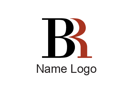 letters B and R