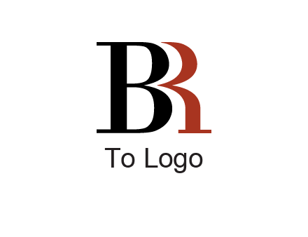 letters B and R