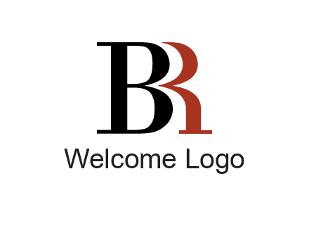 letters B and R