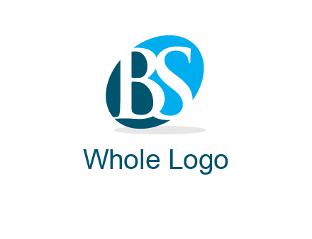letters B and S in an oval logo