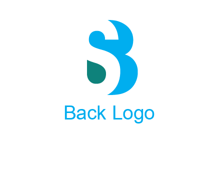 letter S engraved in letter B