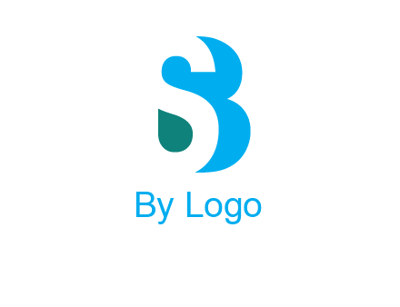 letter S engraved in letter B