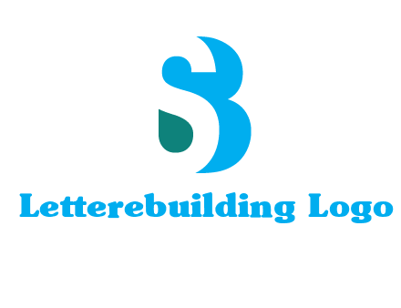 letter S engraved in letter B