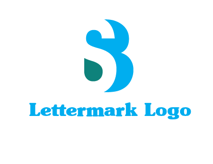 letter S engraved in letter B