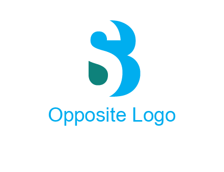 letter S engraved in letter B