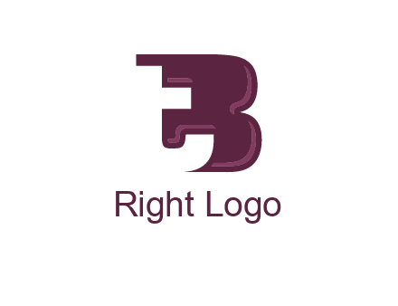 lowercase t joined with uppercase B