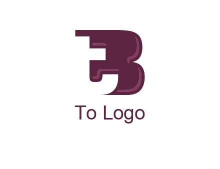 lowercase t joined with uppercase B