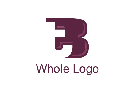 lowercase t joined with uppercase B