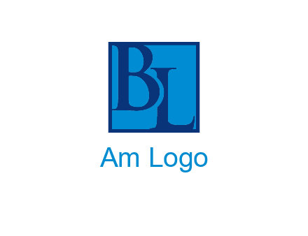 letters B and L