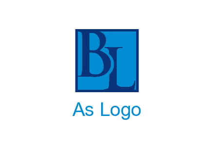 letters B and L