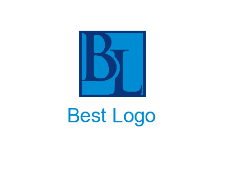 letters B and L