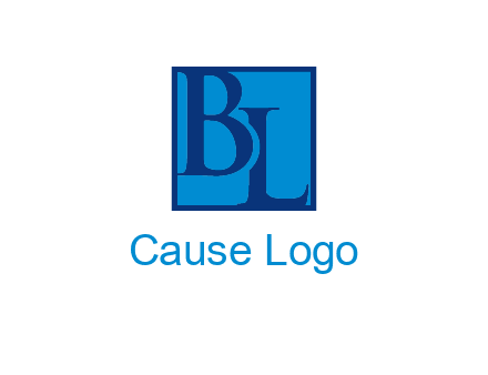 letters B and L
