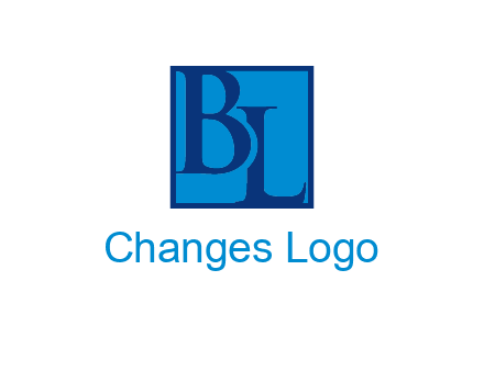 letters B and L