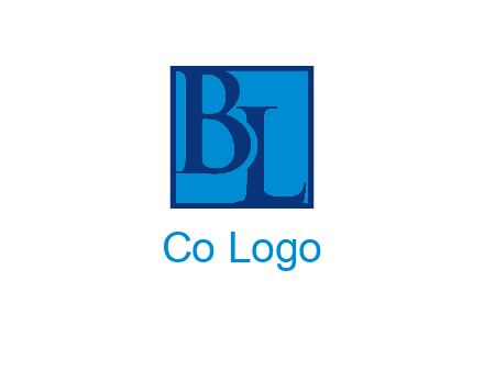 letters B and L