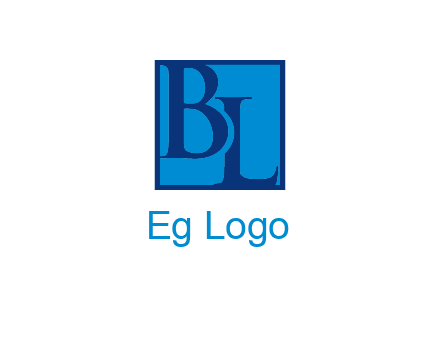 letters B and L