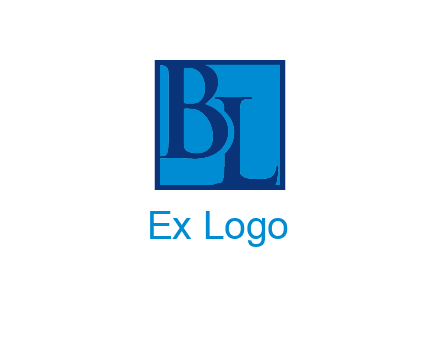 letters B and L