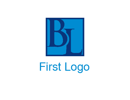 letters B and L