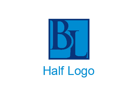 letters B and L