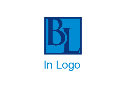 letters B and L