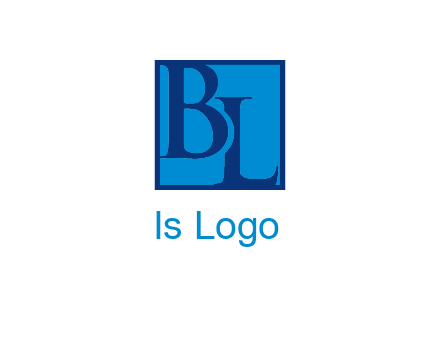 letters B and L