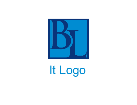 letters B and L