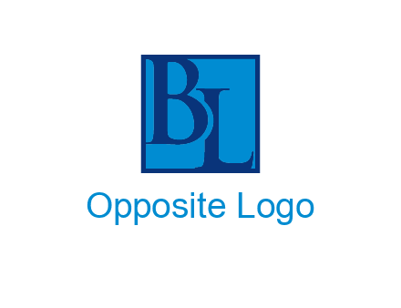 letters B and L
