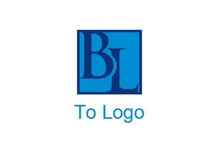 letters B and L