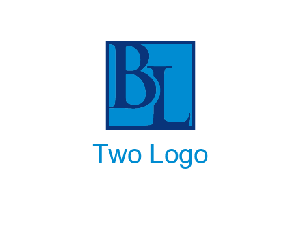 letters B and L