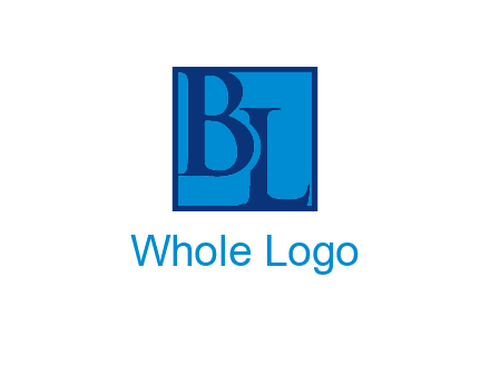 letters B and L