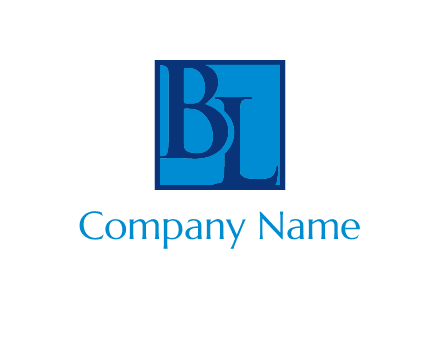 letters B and L