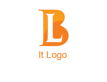 letter L inside B