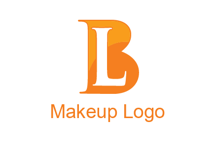 letter L inside B