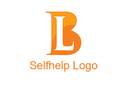 letter L inside B