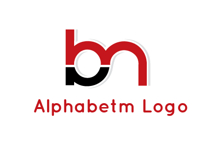 letter M joined with letter B