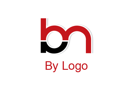 letter M joined with letter B