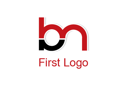 letter M joined with letter B
