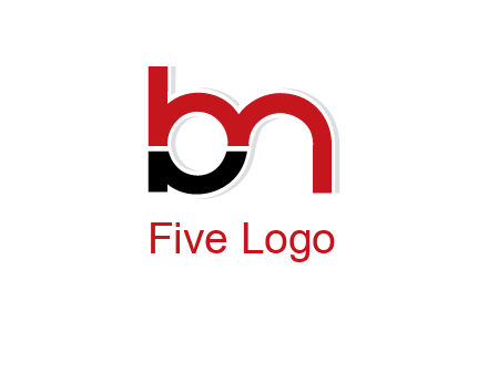 letter M joined with letter B