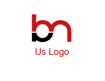 letter M joined with letter B