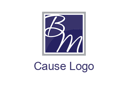 letters B and M